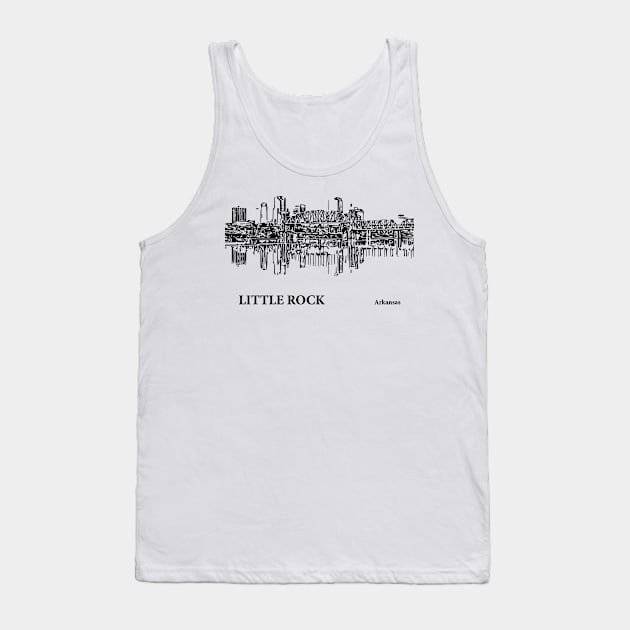 Little Rock - Arkansas Tank Top by Lakeric